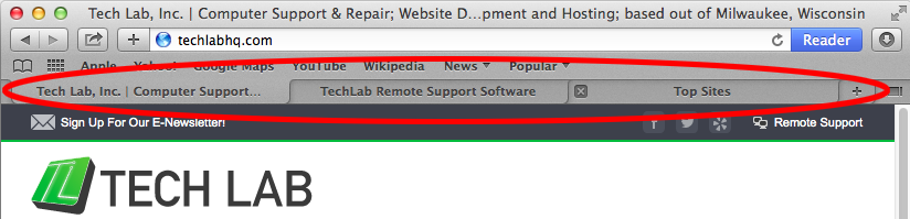 Safari Tabs
